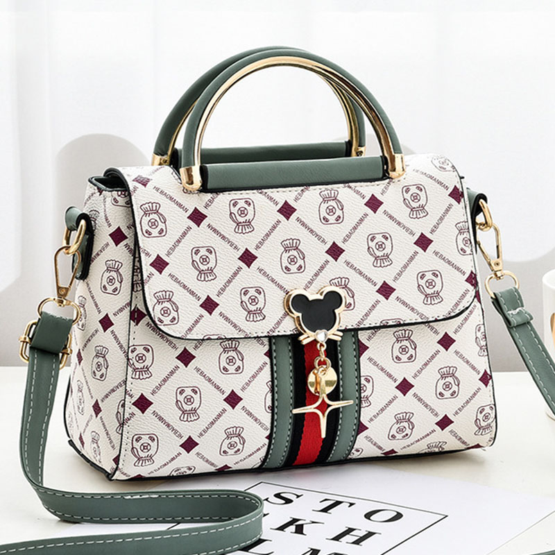 Tote Bag Leather Monogram - กระเป๋าสะพายไหล่ใหม่ กระเป๋าถือผู้หญิง กระเป๋าโท้ทสุดหรู กระเป๋าถือแบรนด์เนม กระเป๋าถือผู้หญิง หนังพิมพ์ลายโมโนแกรม