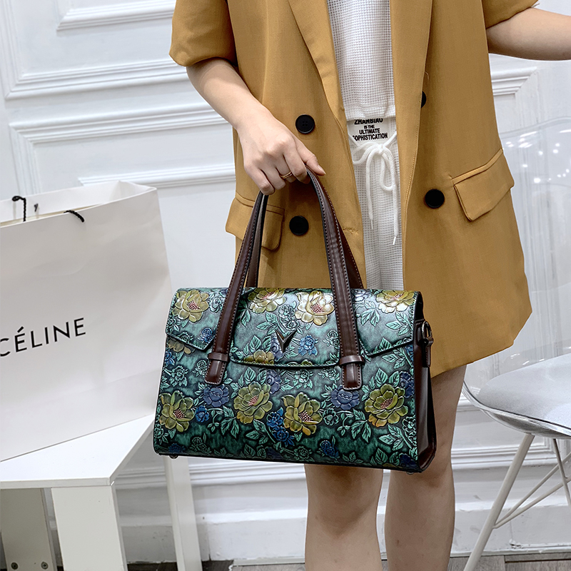 กระเป๋าถือลายดอกไม้ 3 มิติ สไต - Luxury Bags Vegan บทวิจารณ์และราคา